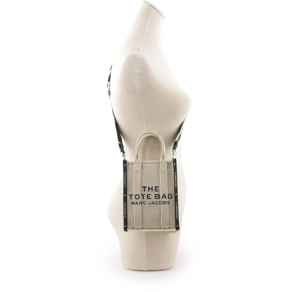 【MARC JACOBS】THE JACQUARD TOTE 雙色迷你手機托特包(淺米色) 2R3HCR027H01 263