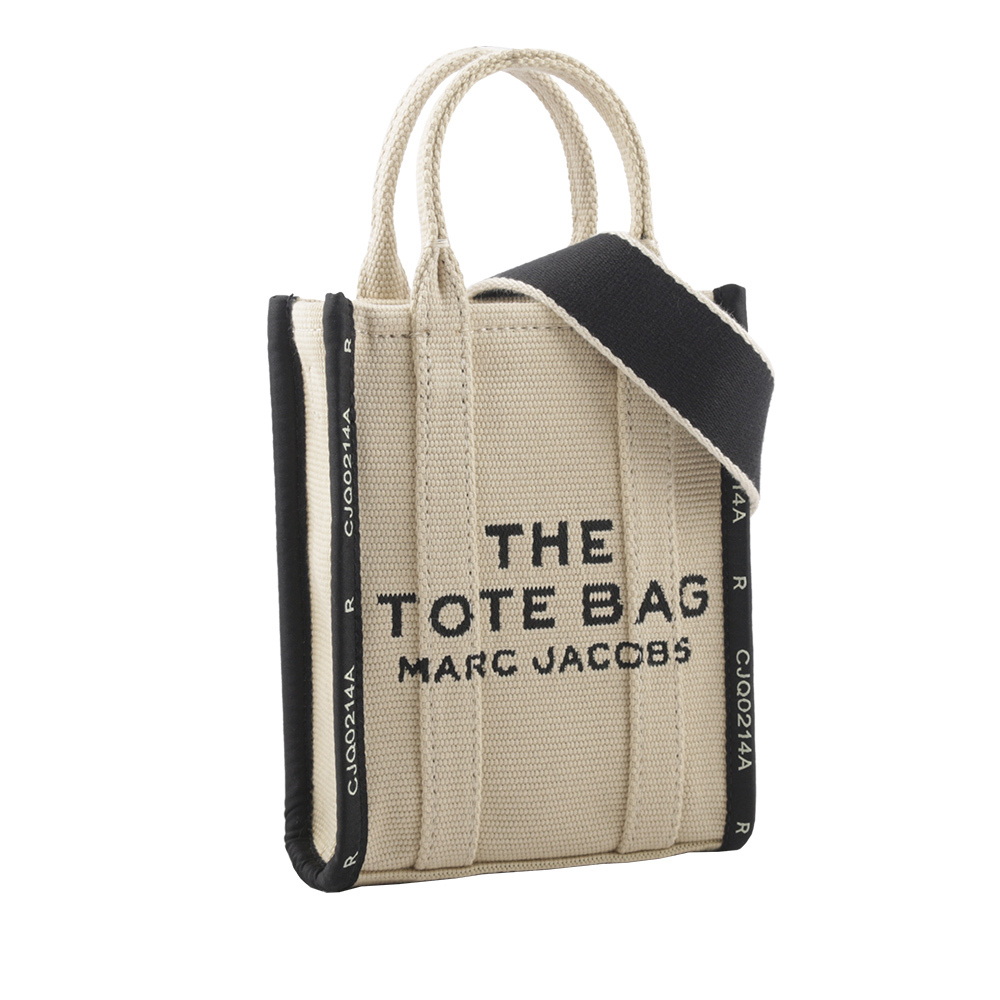【MARC JACOBS】THE JACQUARD TOTE 雙色迷你手機托特包(淺米色) 2R3HCR027H01 263
