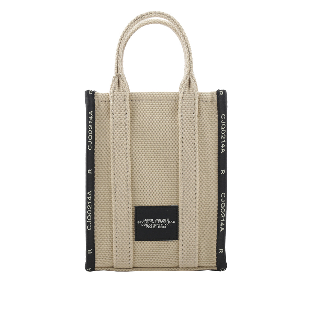 【MARC JACOBS】THE JACQUARD TOTE 雙色迷你手機托特包(淺米色) 2R3HCR027H01 263
