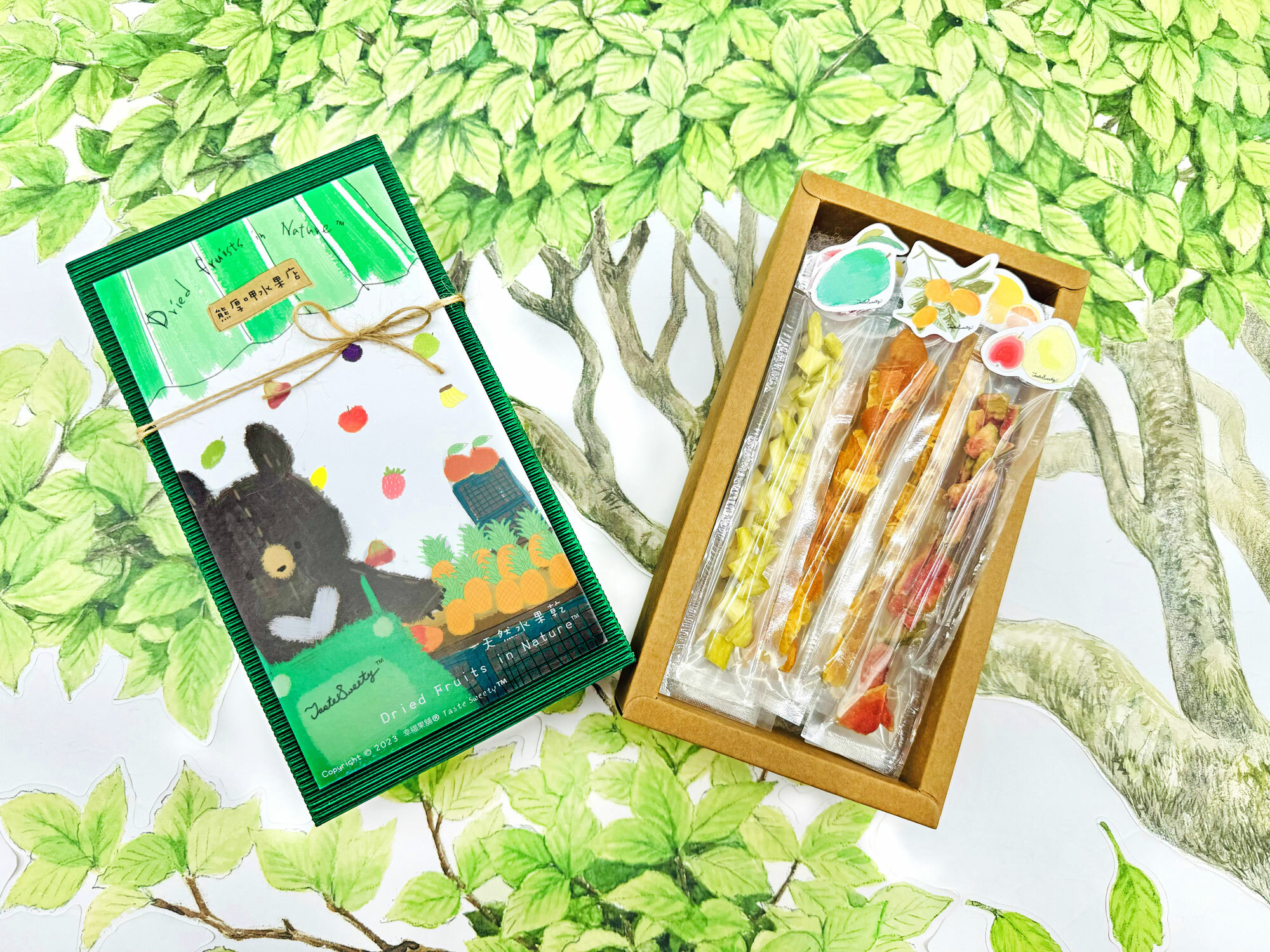 熊厚呷水果店水果乾小禮盒10入
