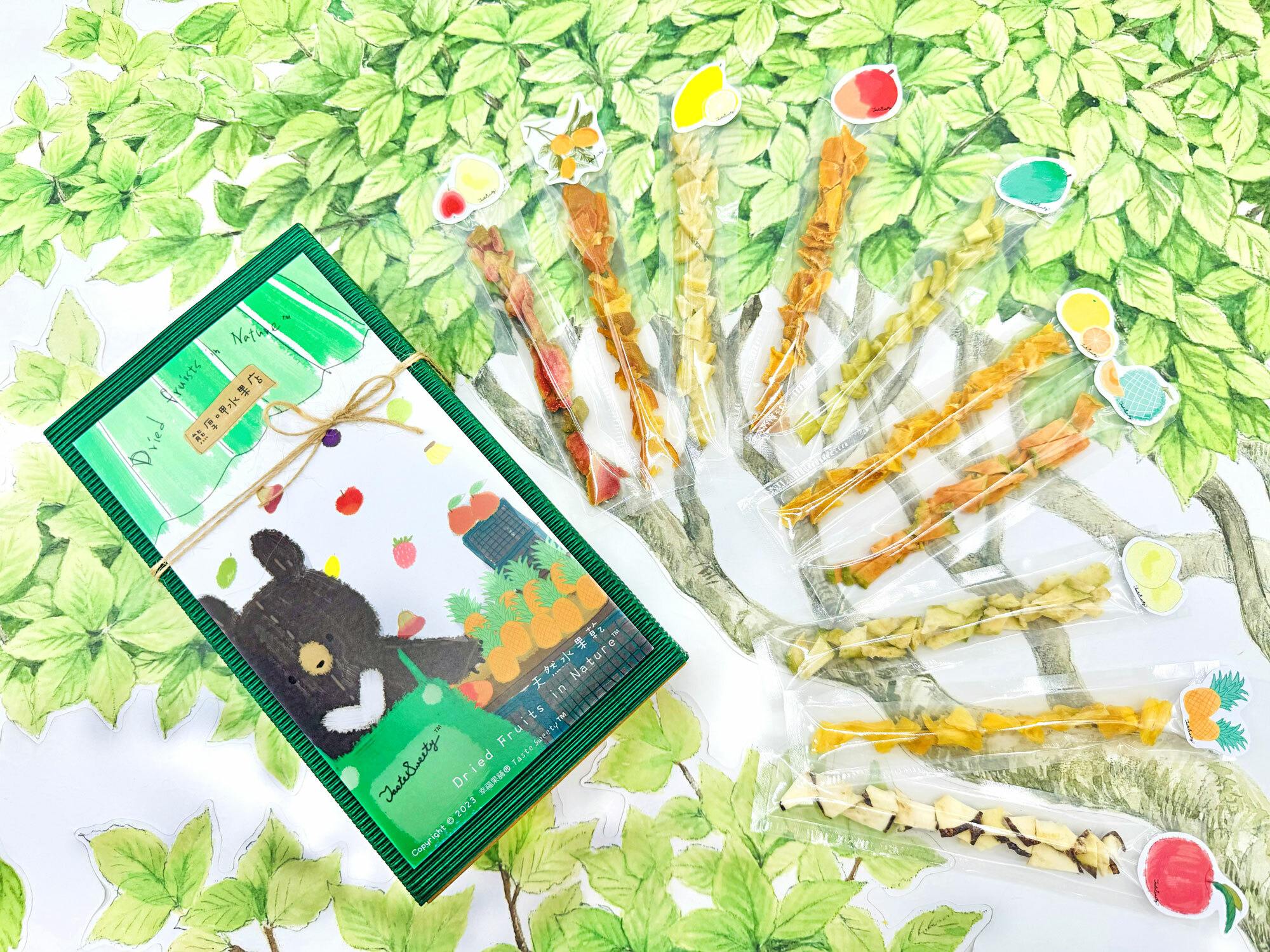 熊厚呷水果店水果乾小禮盒10入