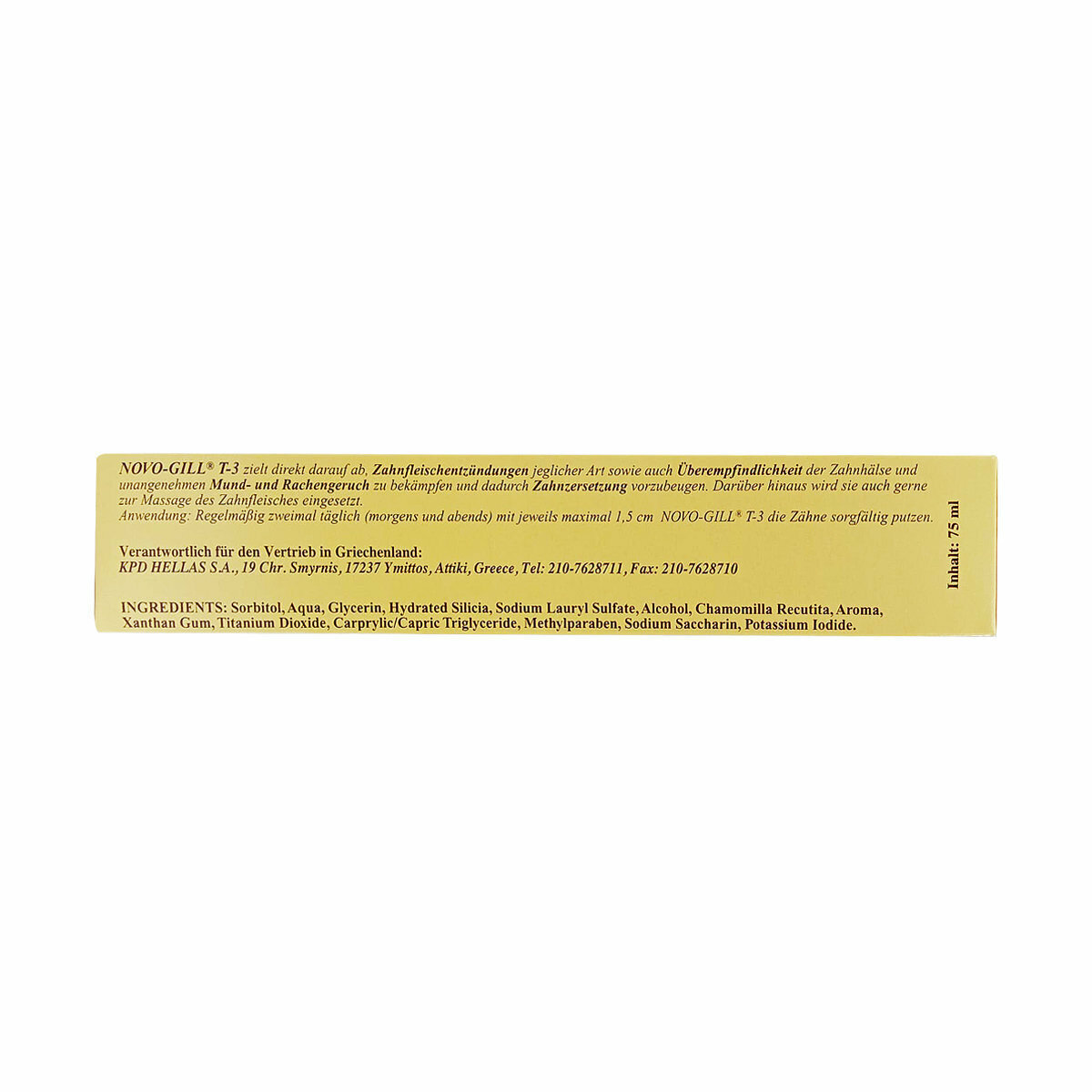 Novo-Gill - 德國 Queisser Parma魁士藥業 牙膏 75g【平行進口】