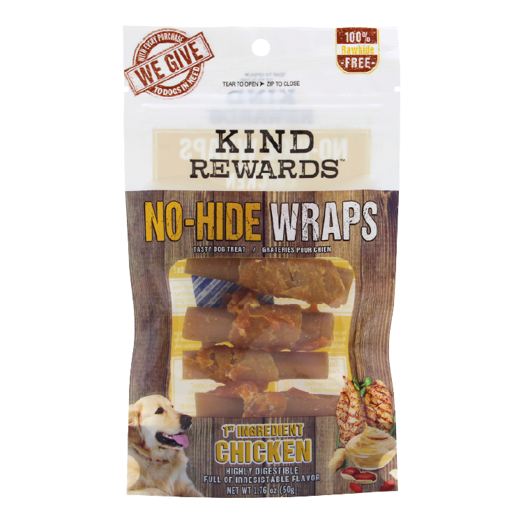 Kind Rewards「賞寵」|雞肉繞花生醬潔齒棒 4支裝
