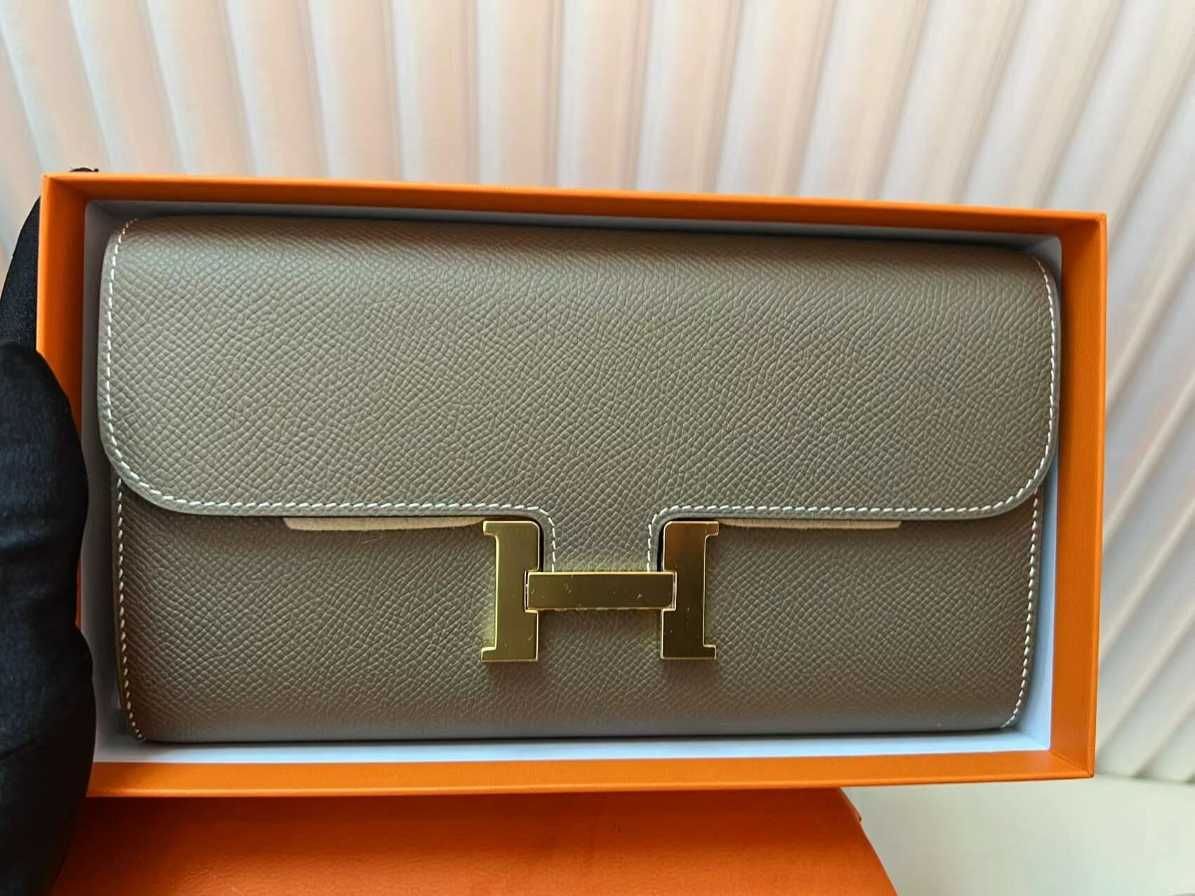 Hermes 大象灰金扣 -M