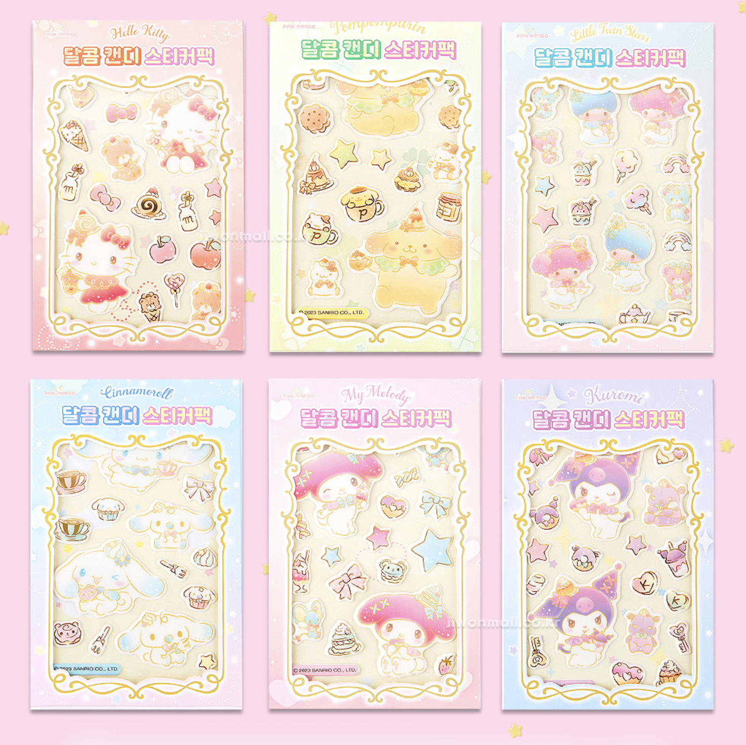 韓國Sanrio 貼紙包-款式隨機發放