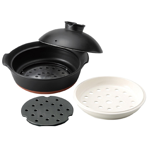 【萬古燒】三德 9號蒸煮IH土鍋組