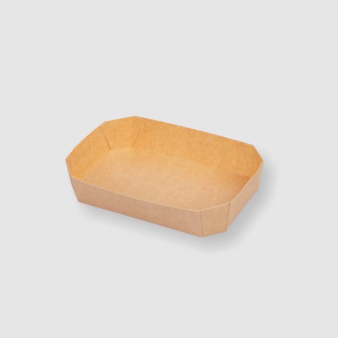 紙八角餐盒-全牛皮 一分格 850ml