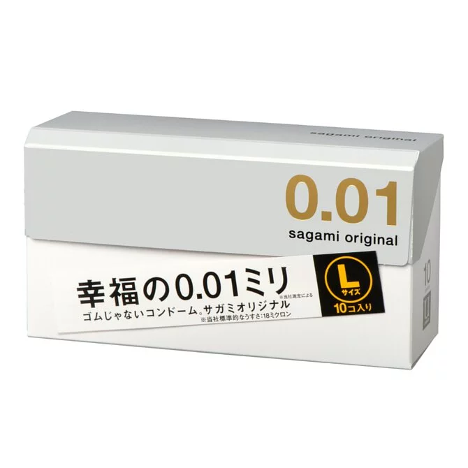 Sagami Original 0.01 L-Size 10's Pack PU Condom