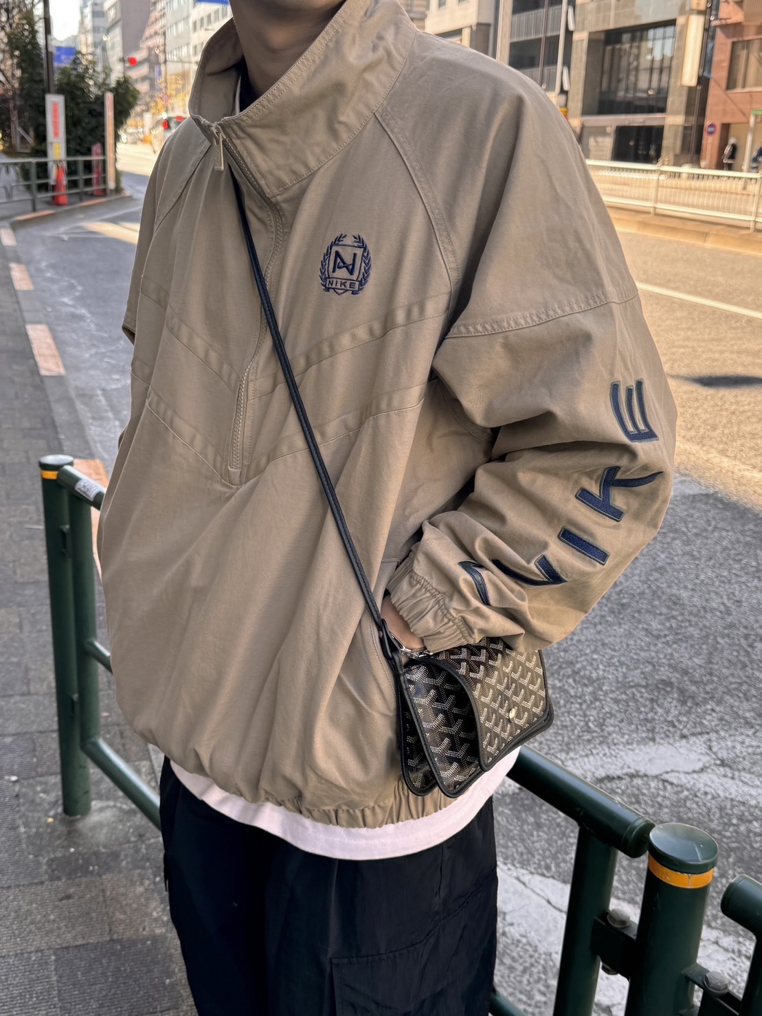 <線上SALE❤️‍🔥> Nike 復古配色半拉鍊 衝鋒衣 三色