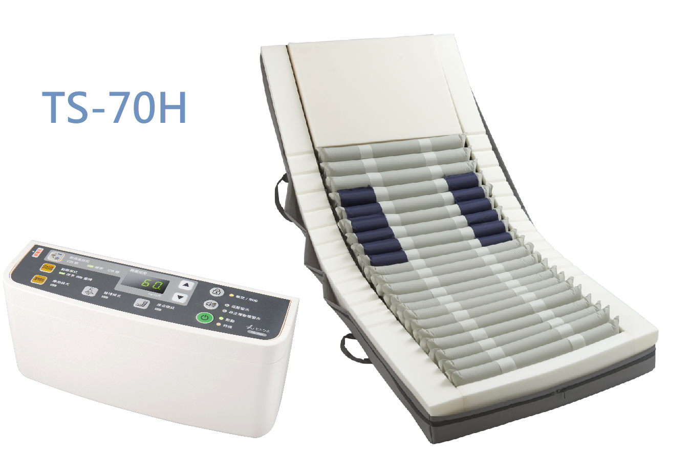 TS-70H 高階智慧數字型 6吋三管混合型氣墊床