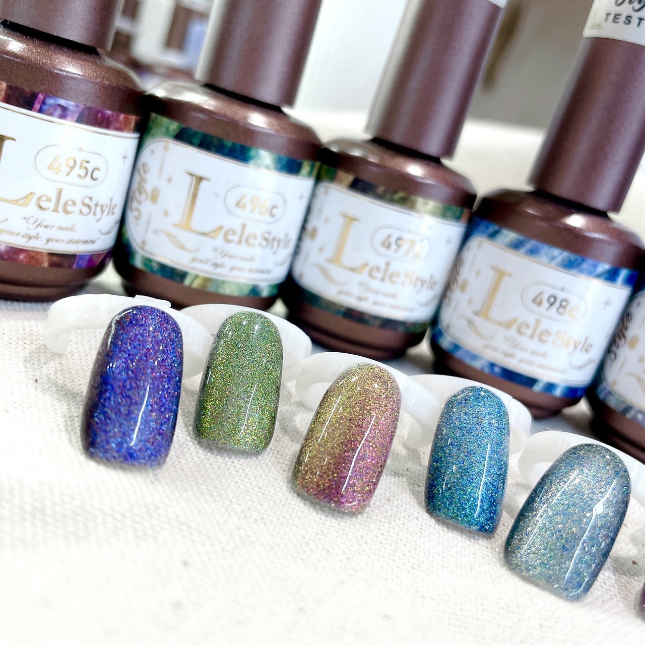 【Lele Style】莉莉膠-繁星閃耀貓眼(五彩) 495-500