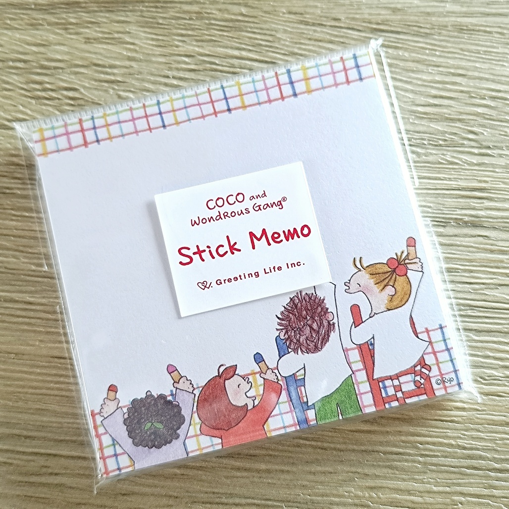 日本Greeting Life．coco醬 便利貼 memo 畫畫/夜空