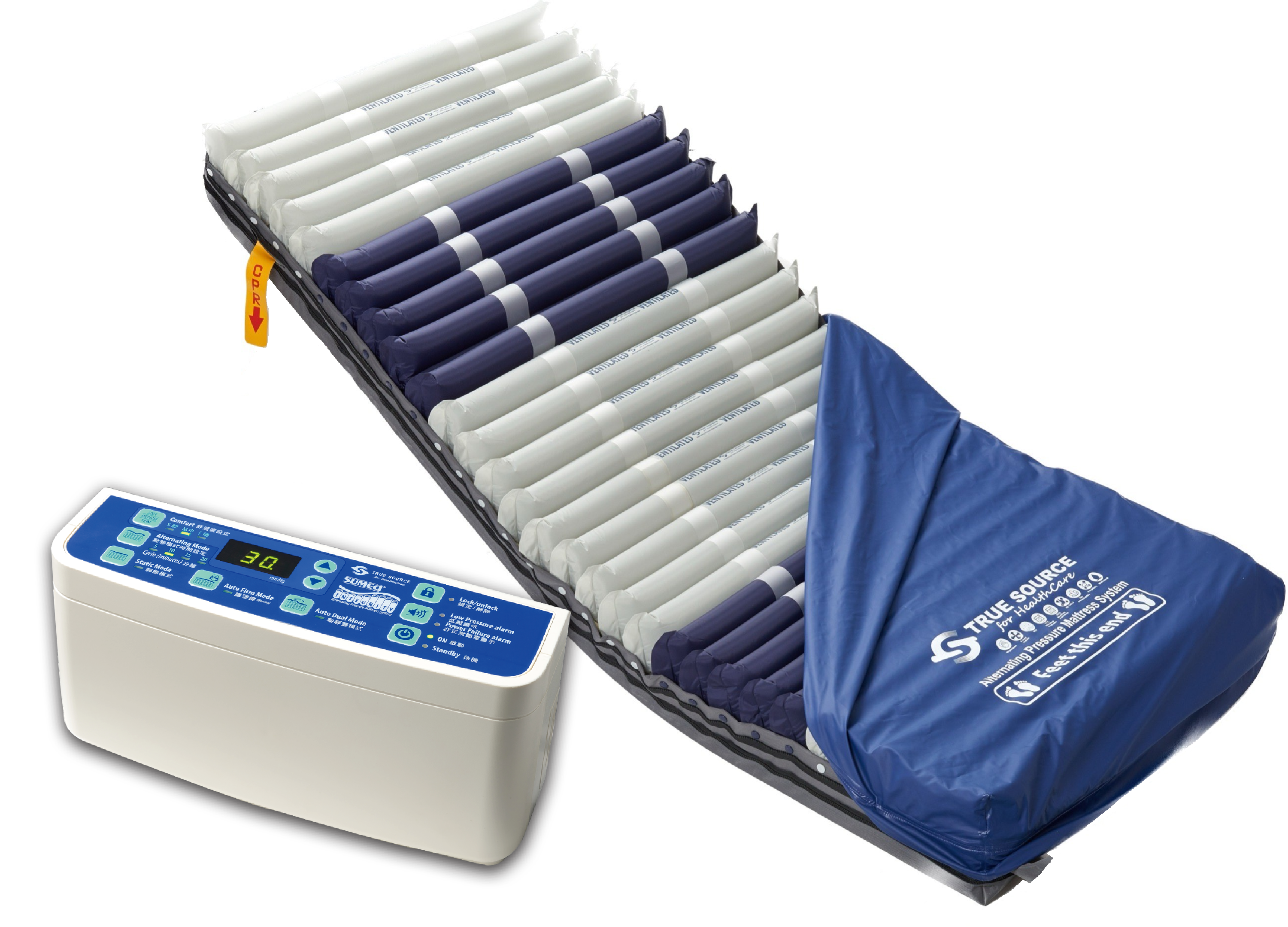 TS-706 高階智慧數字型 6吋三管氣墊床