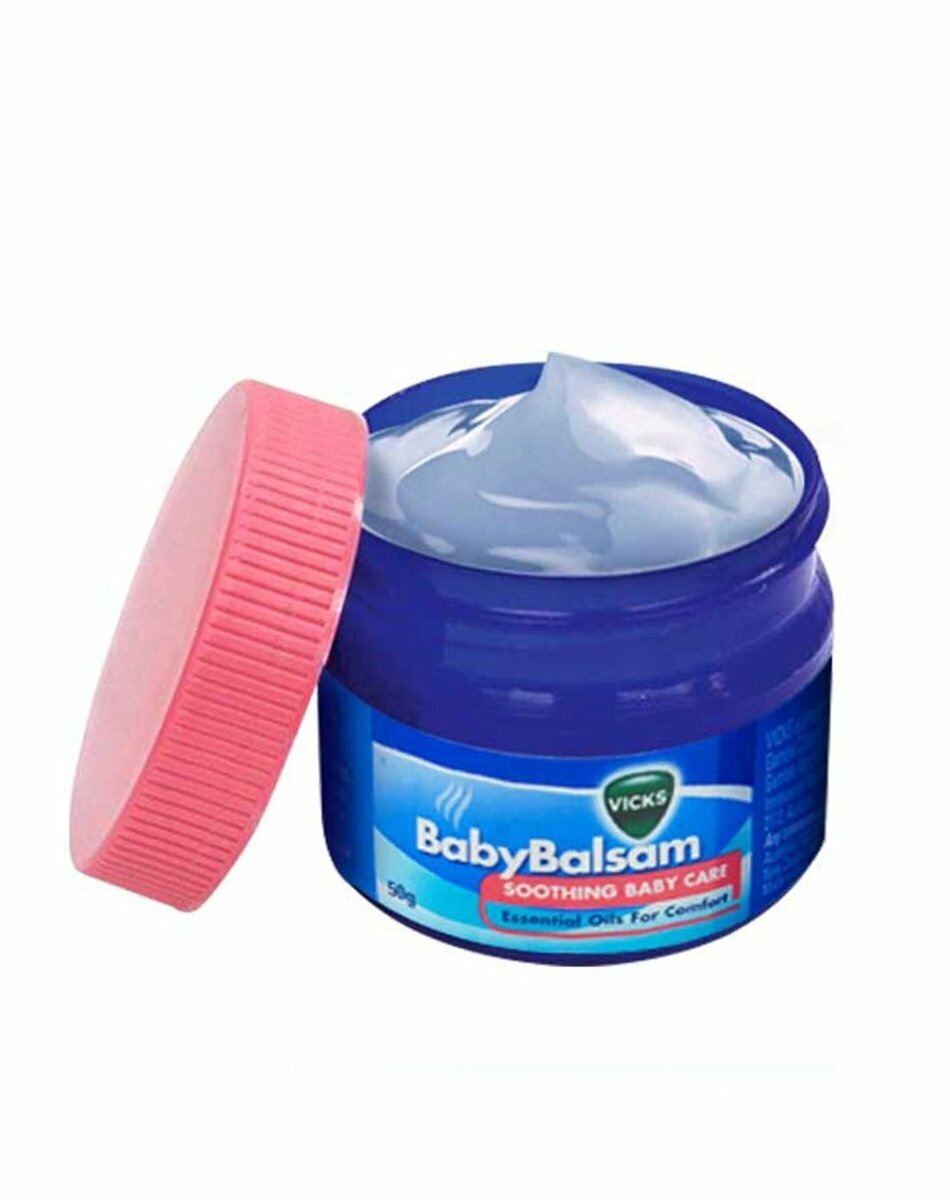 VICKS - 嬰幼兒感冒鼻塞舒緩膏（天然植物配方） (50g) [平行進口]