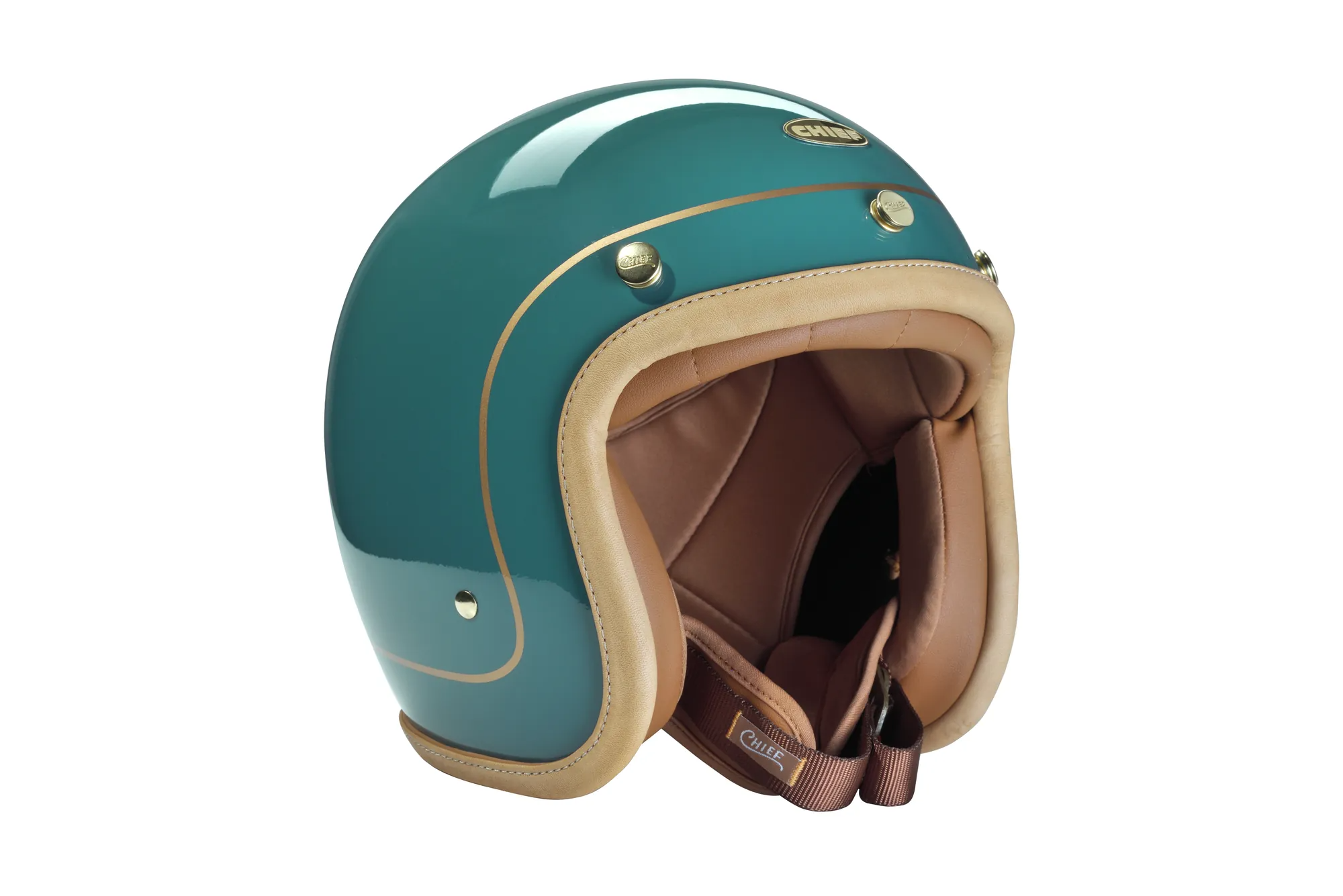 Chief Helmet CHARITES 湖水藍 3/4 半罩