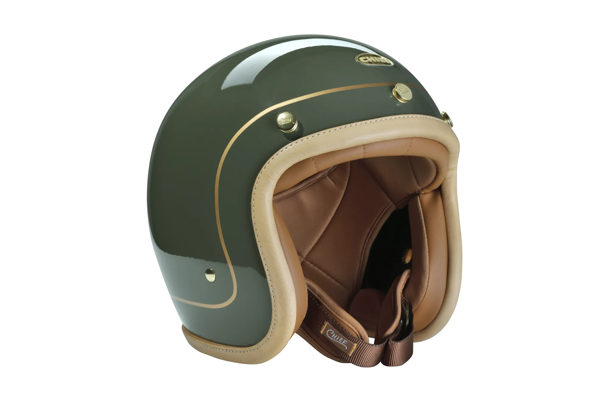 Chief Helmet CHARITES 牛油果綠 3/4 半罩