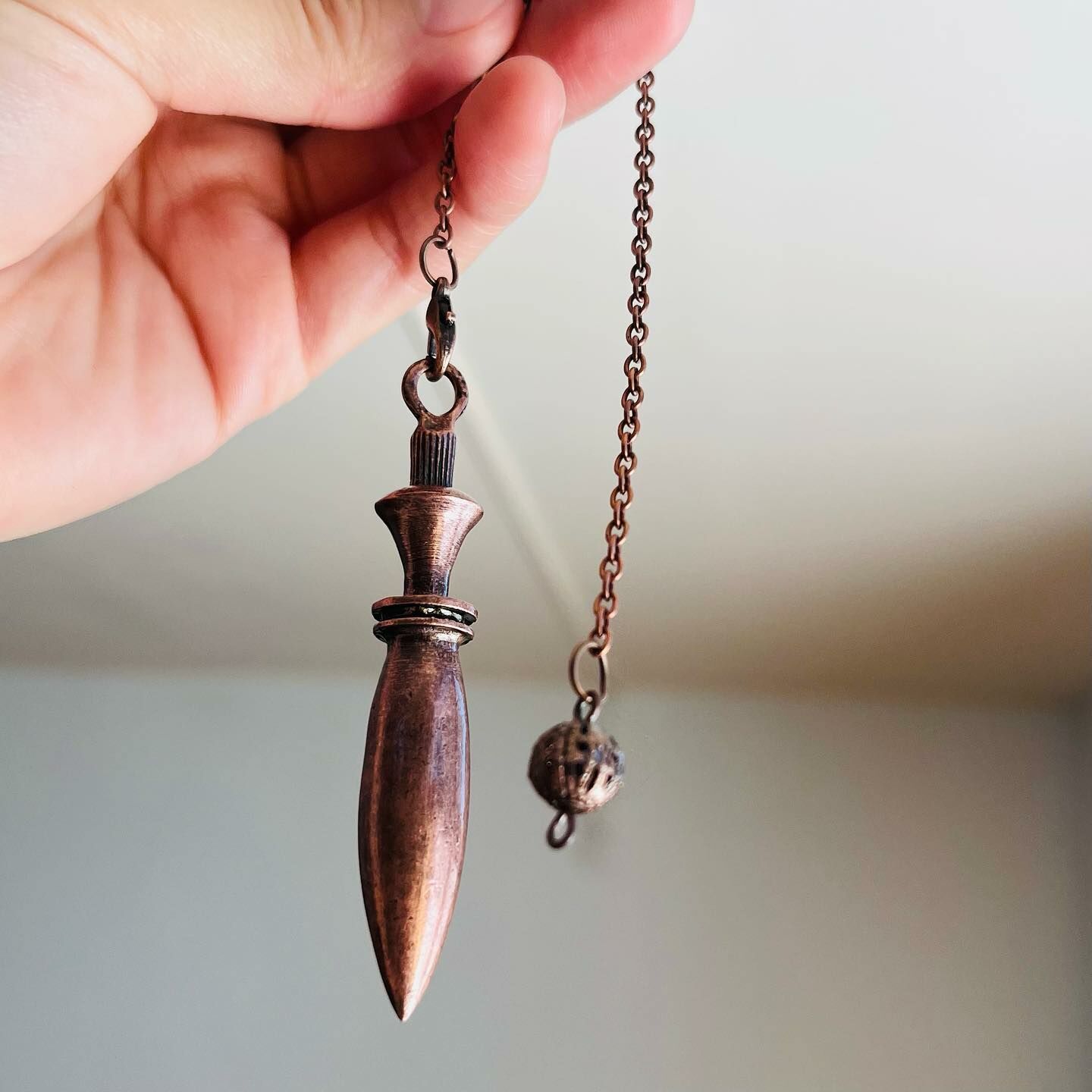 [原石] 黃銅靈擺