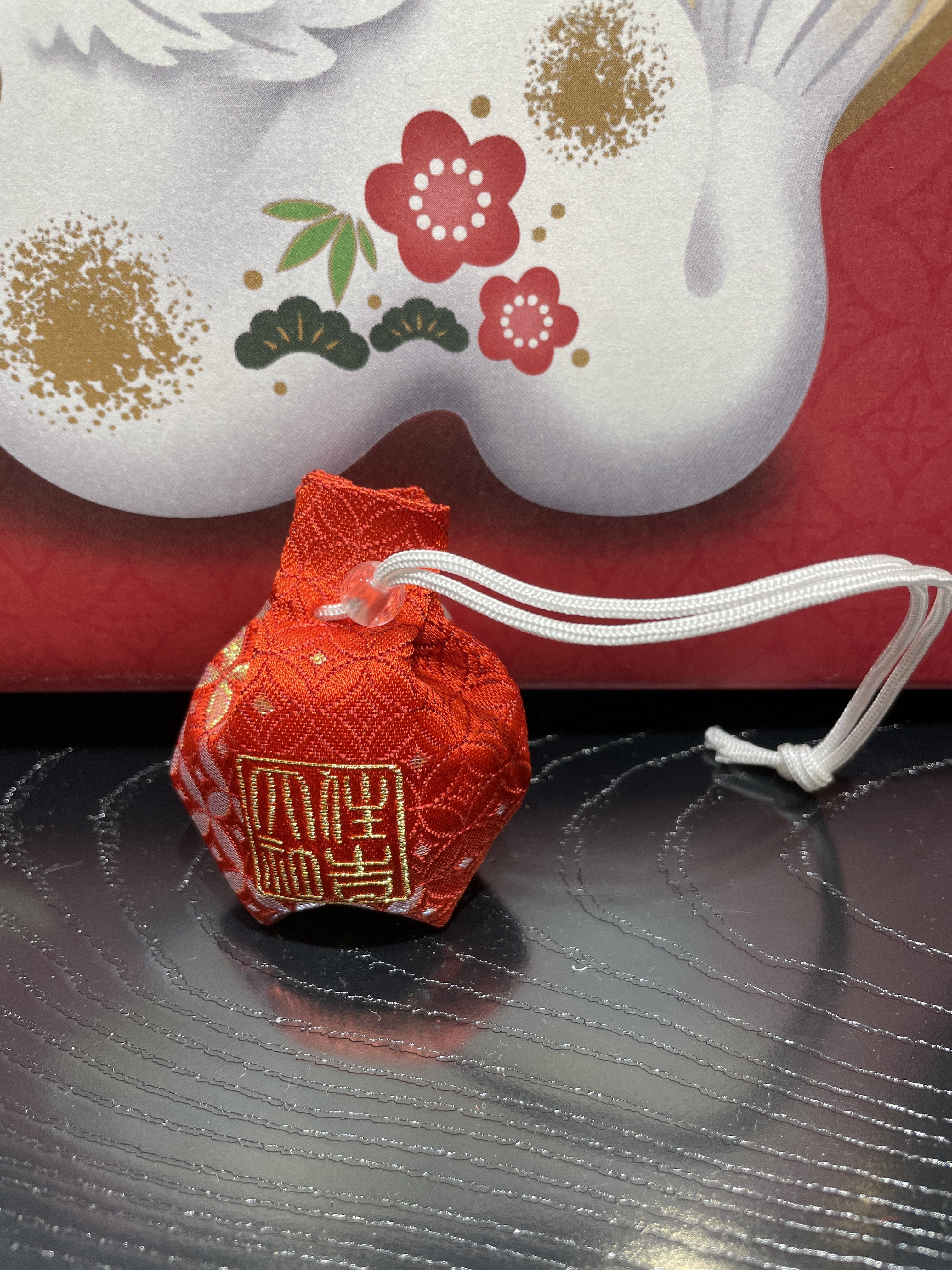 住吉大社2024御守-紅色福袋仔