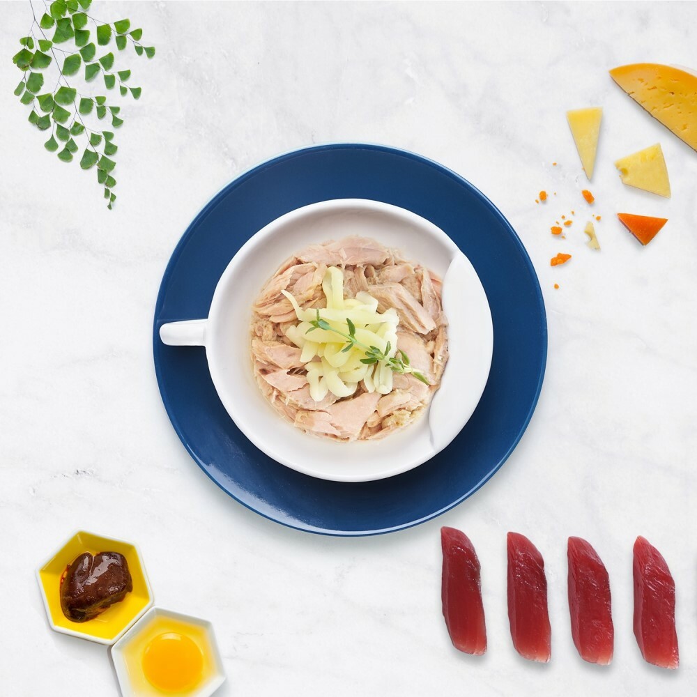 【海外】貓咪罐頭 | 鮪魚起司 無穀主食罐