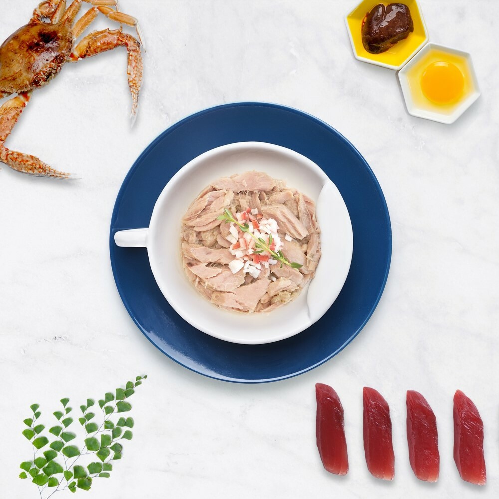 【海外】貓咪罐頭 | 鮪魚蟹絲 無穀主食罐