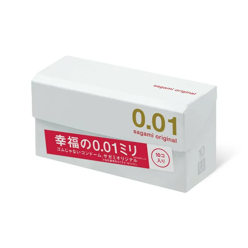 Sagami Original 0.01 10's Pack PU Condom
