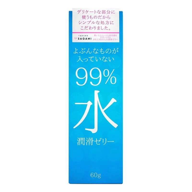 Sagami 99% Water Lubricating Gel 60g Water-based Lubricant