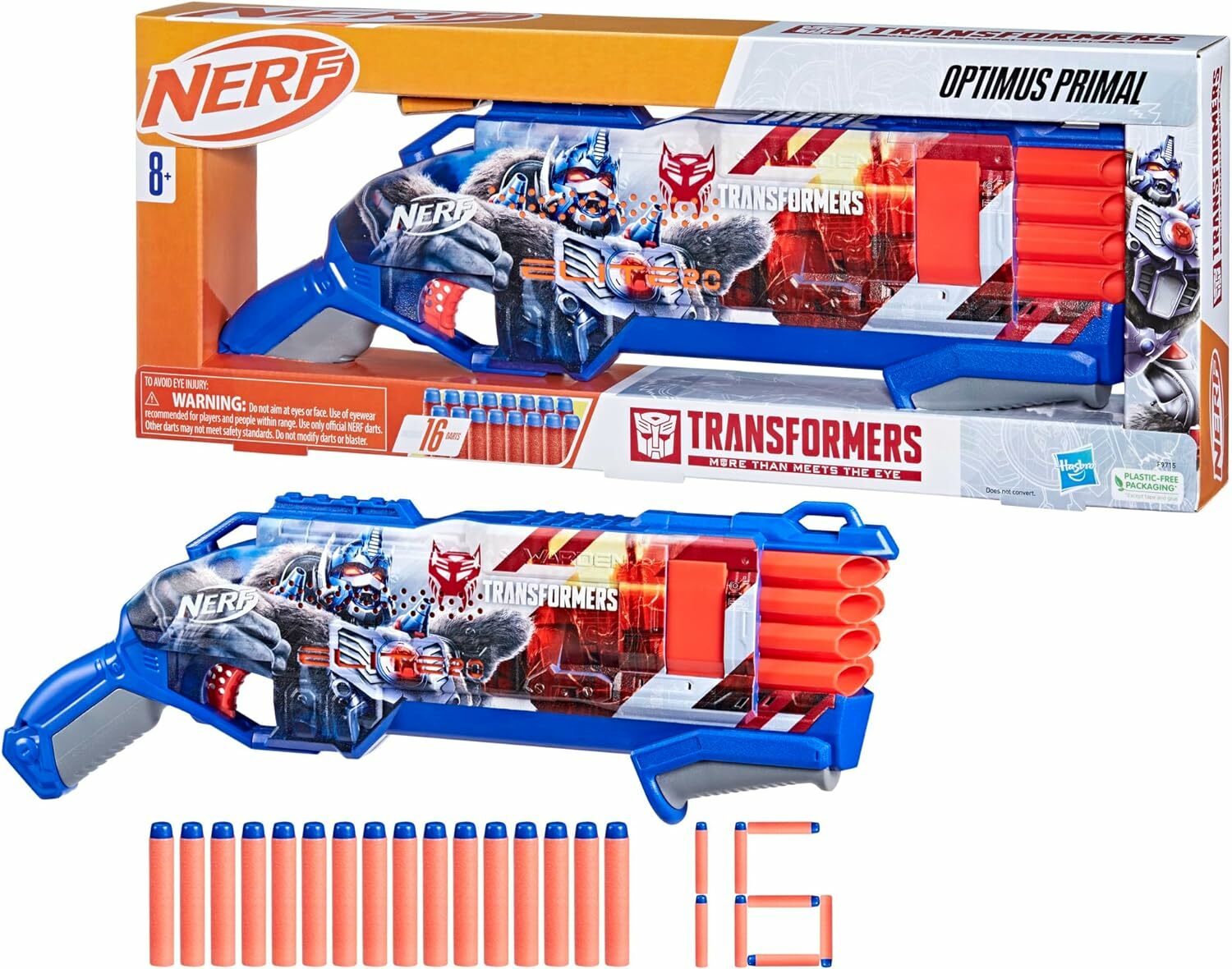 《 NERF 樂活打擊 》  NERF 變形金剛金剛王射擊器 F9716SA20