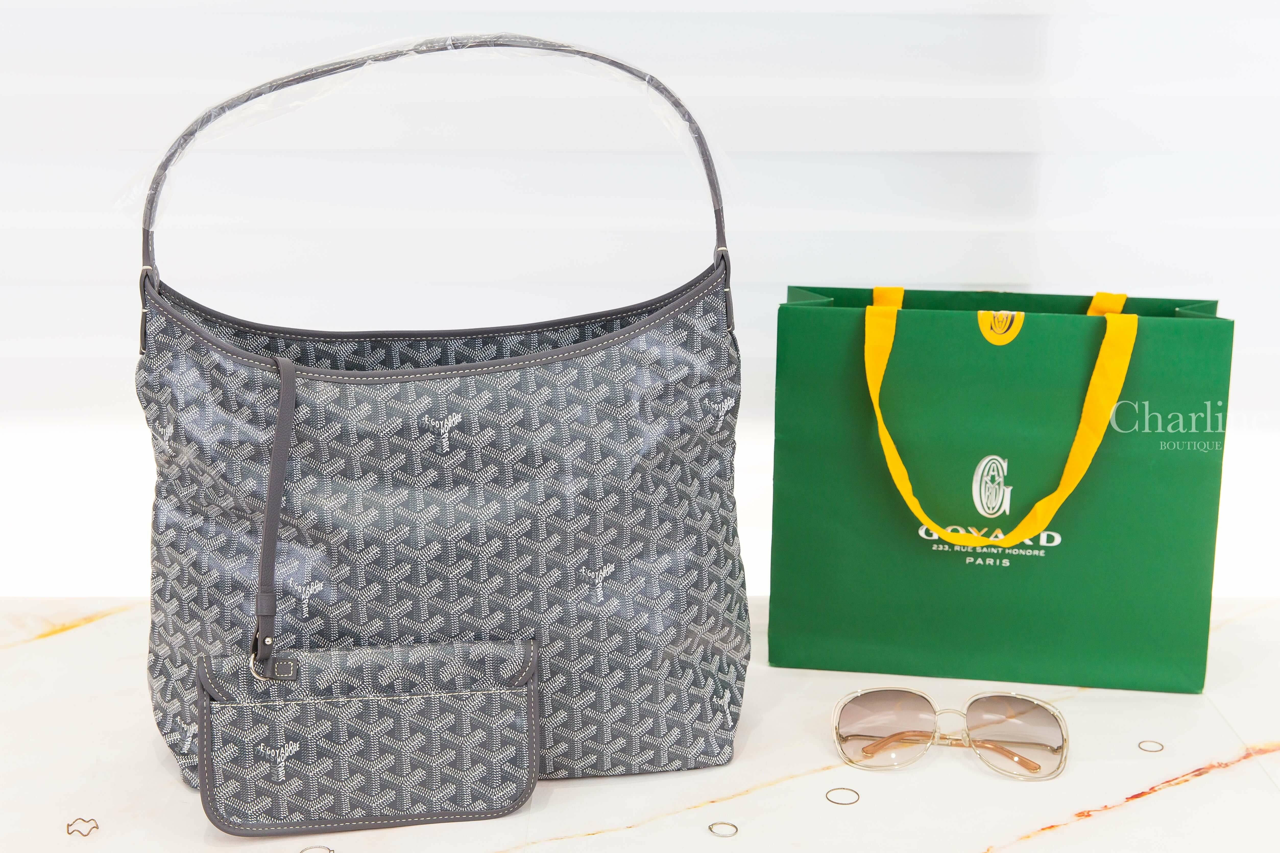 Goyard Bohème Hobo Bag 灰色手提肩背包-Charline Boutique 精品代購