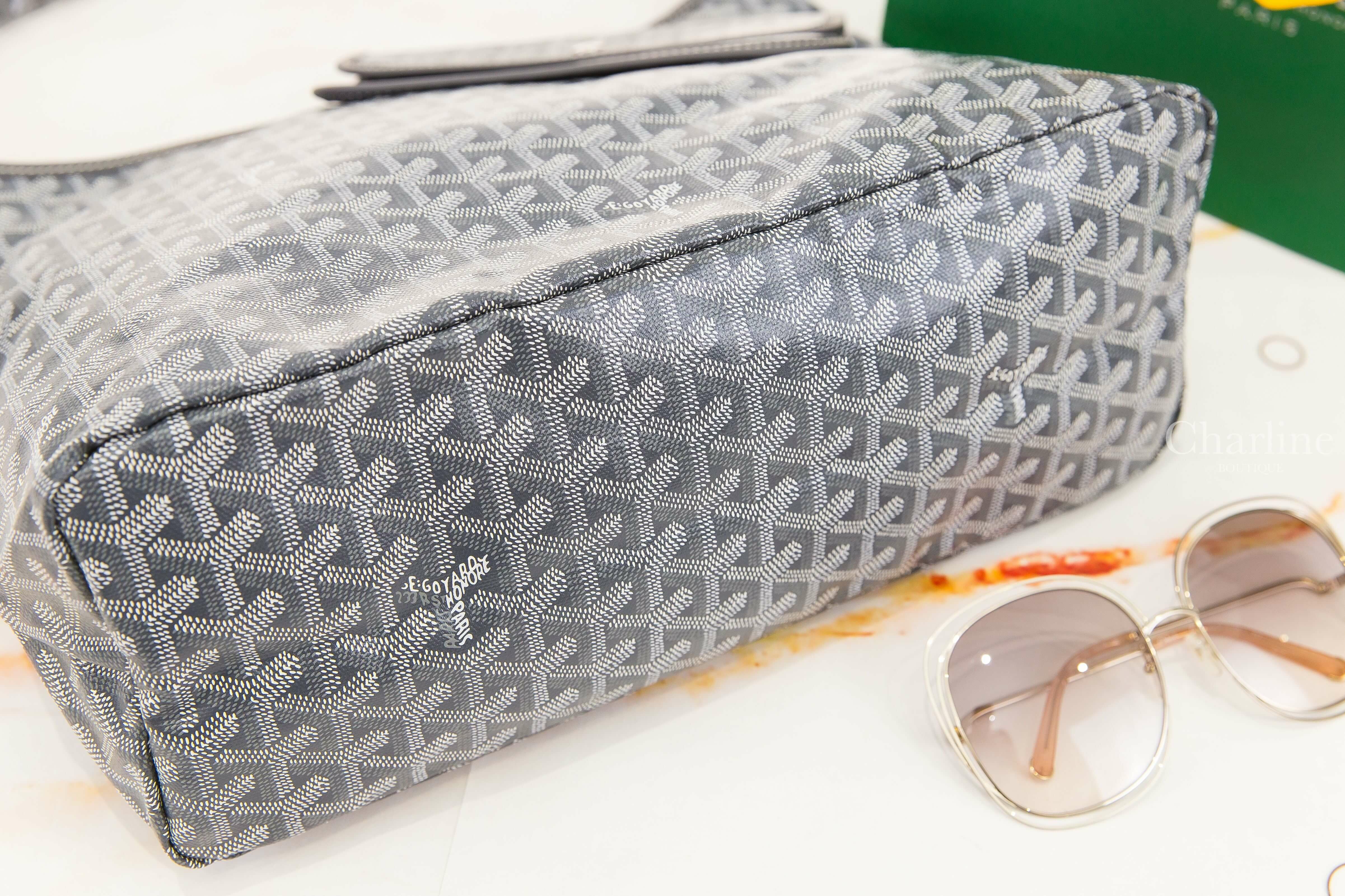 Goyard Bohème Hobo Bag 灰色手提肩背包-Charline Boutique 精品代購
