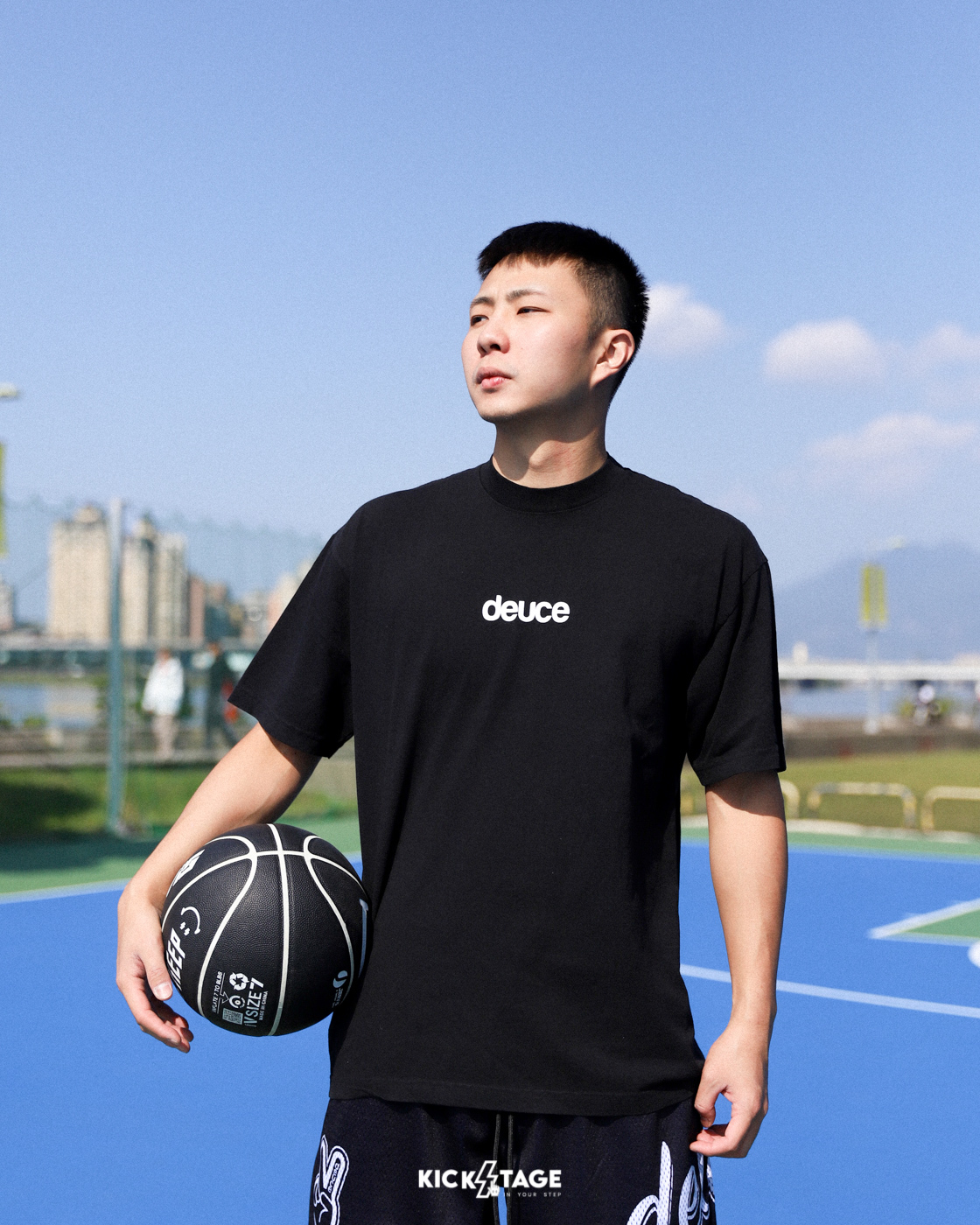 [售出無退換]男女款 Deuce Brand Statement Tee 黑色 灰色 宣言 背後大LOGO 休閒 短袖 短T【DE019】