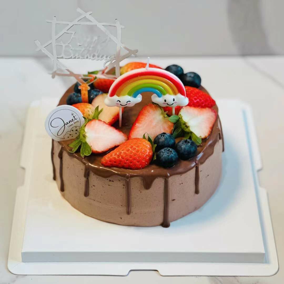 士多啤梨朱古力蛋糕