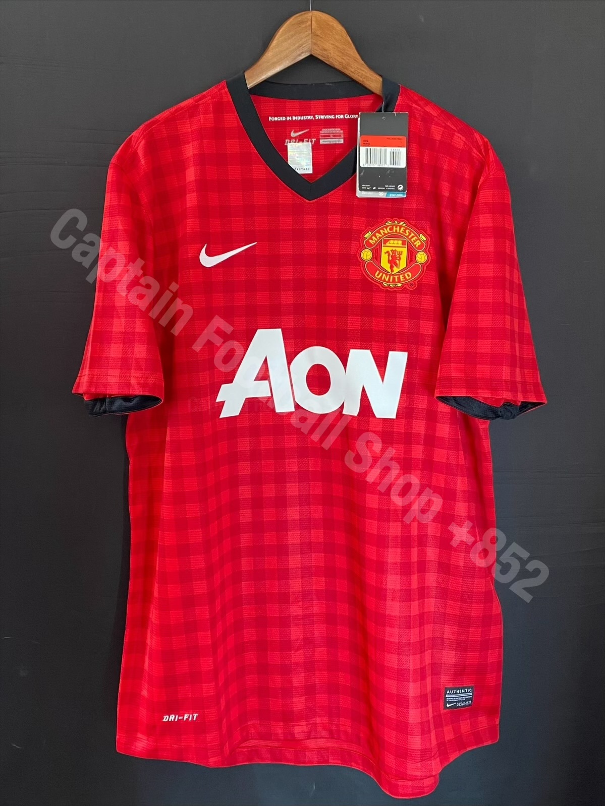 (官方親筆簽名) 曼聯 2012-2013 Nike 主場球衣 #23 香川真司