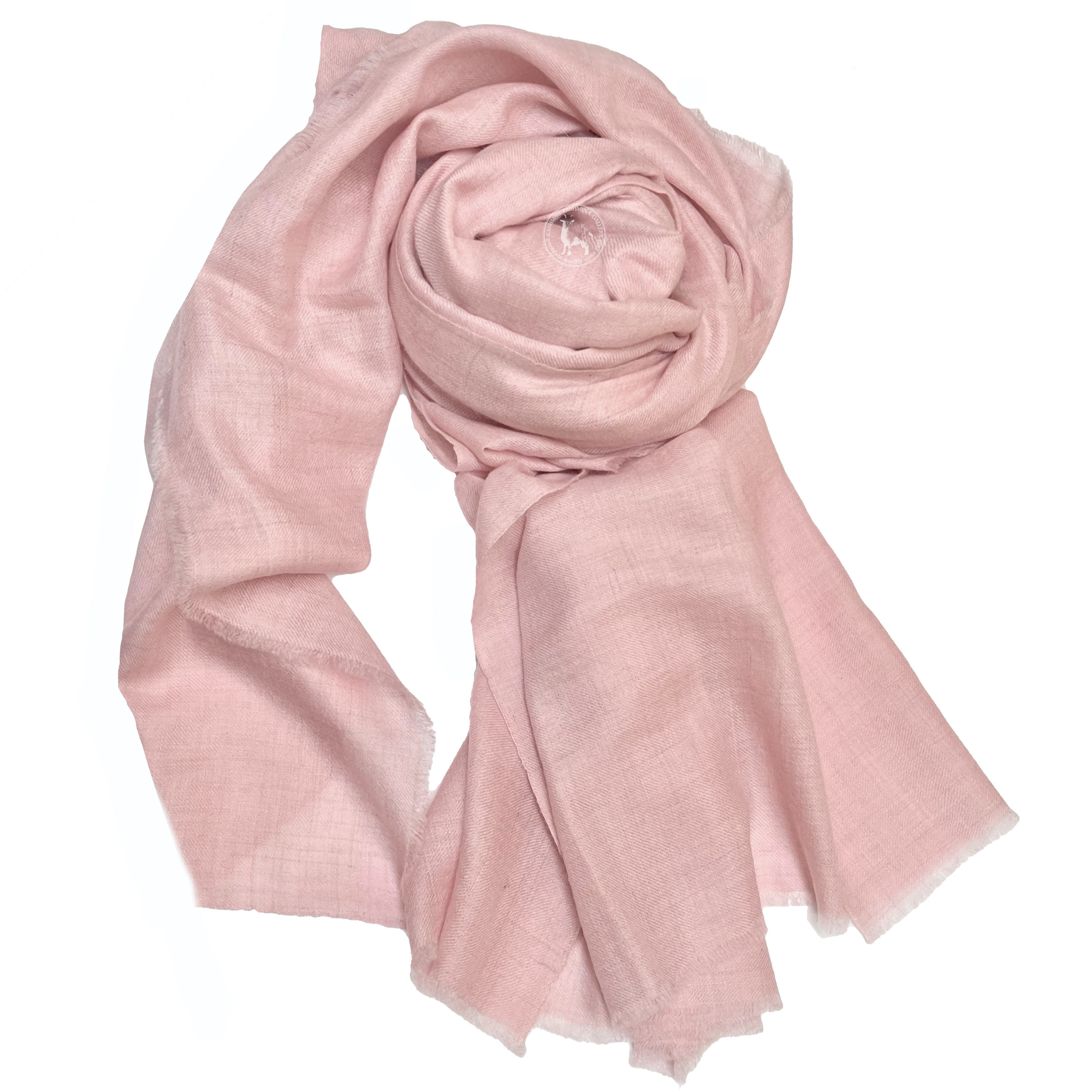 髒粉紅天然色喀什米爾Shahmina披肩圍巾