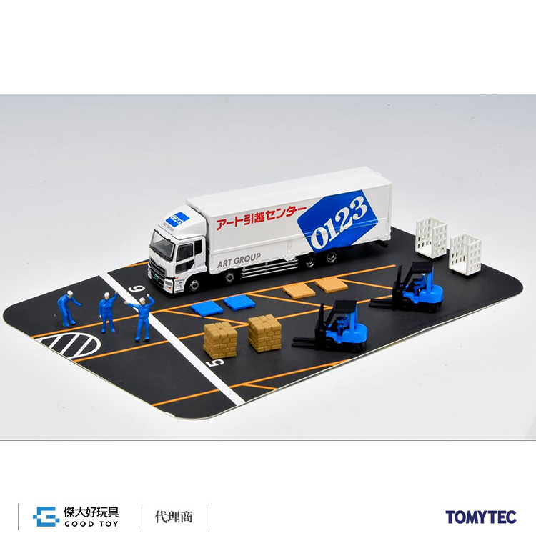 TOMYTEC 329572 卡車系列 物流現場 鷗翼貨車 C組 Art Corporation搬家公司