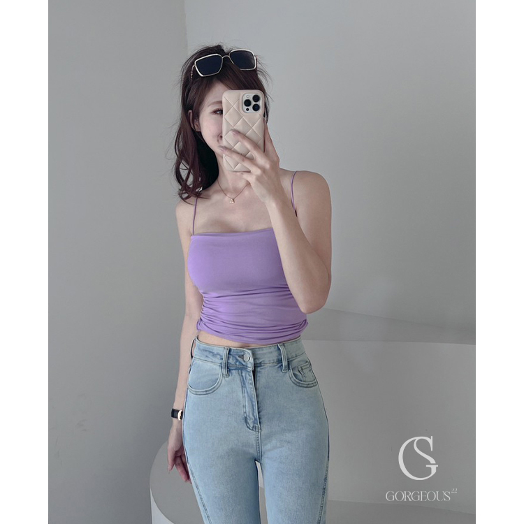 G1208 現貨 「莫代爾細肩BRA TOP」