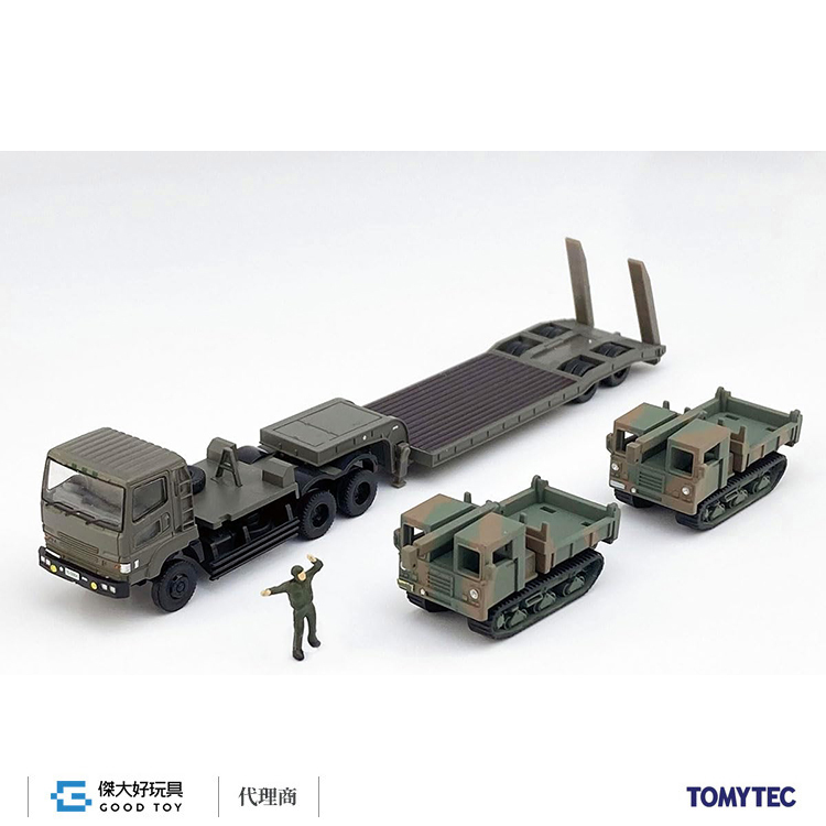 TOMYTEC 331254 Trailer Self-Defense Force Material Carrier Set