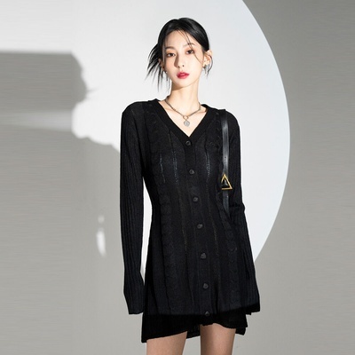 AVANDRESS Punching Knit Dress
