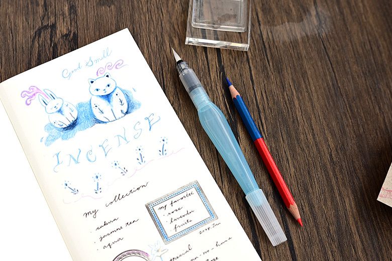 Pentel 中丸型水筆：出門上色好夥伴