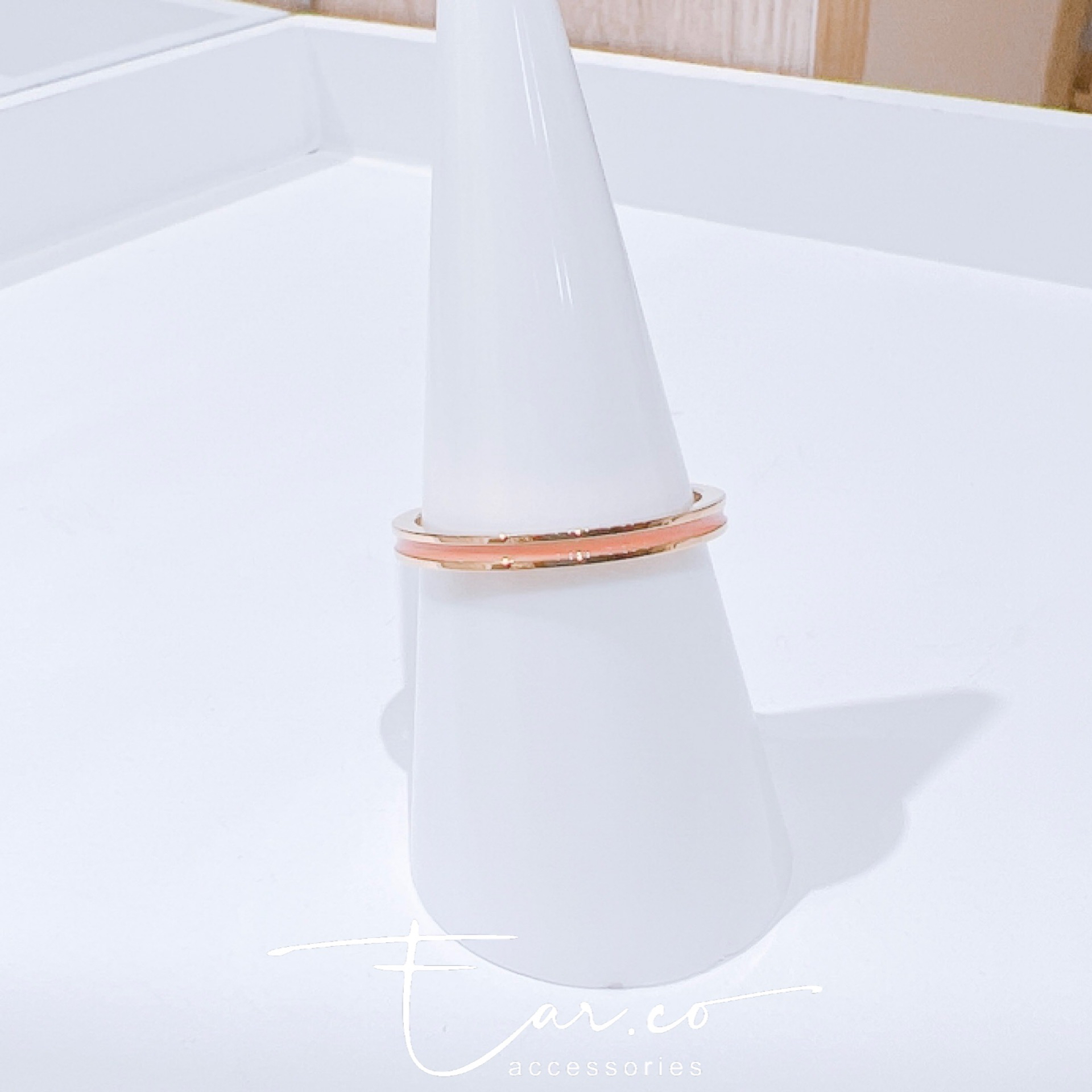 HEALTH橙色喻意戒指 [316L醫療鋼] #D65