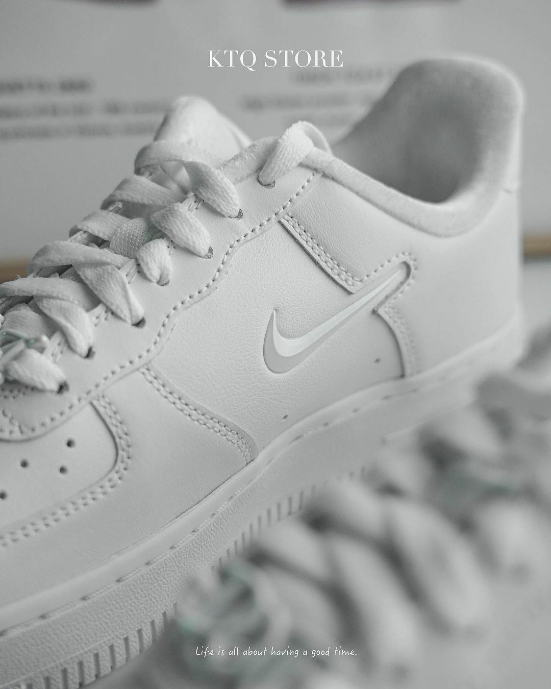 KTQ STORE ‧ Nike Air Force 1 Low "Just Do It" 反光小勾 FB8251-100