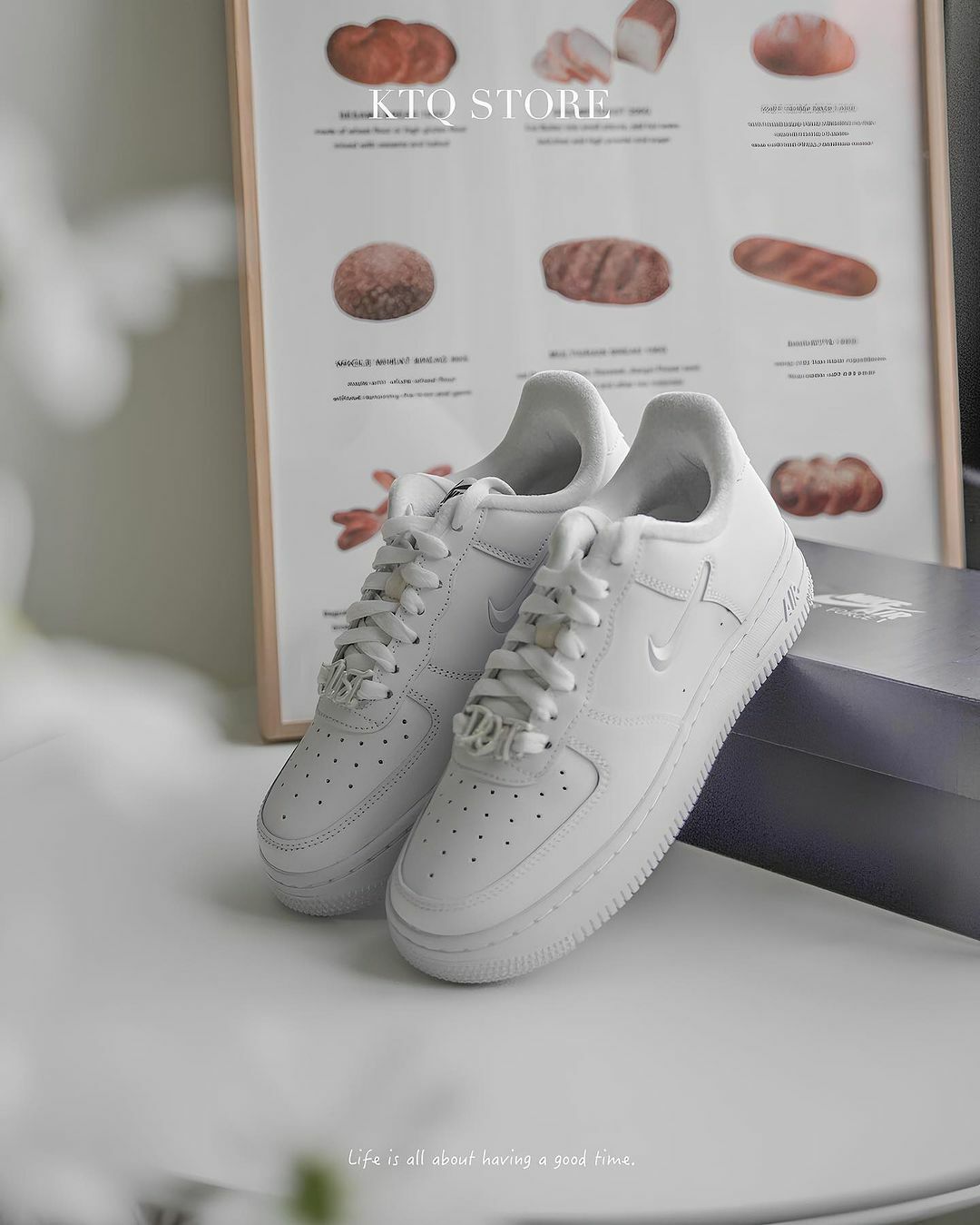 KTQ STORE ‧ Nike Air Force 1 Low "Just Do It" 反光小勾 FB8251-100