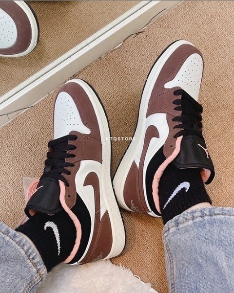 KTQ STORE ‧ Air Jordan 1 Low SE "Mocha Brown" 摩卡棕 大童DM0589-200 男 DC6991-200