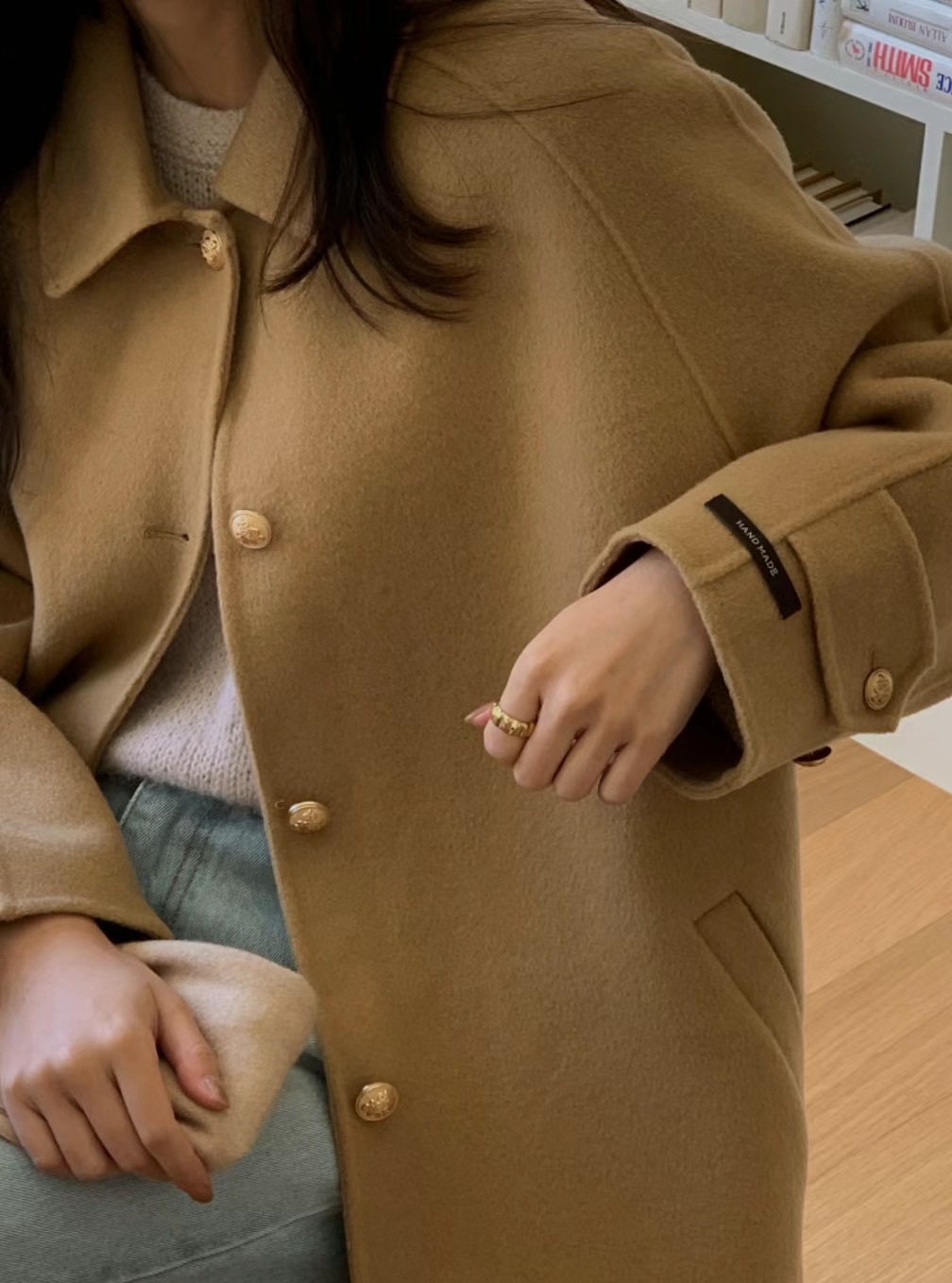 Wool&down hand made chester coat