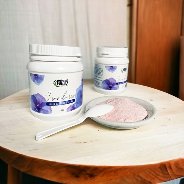 【全館免運】博勝生醫-蔓越莓膠原蛋白粉 200g/罐【多件優惠：買一送一/超值3入/超值6入】