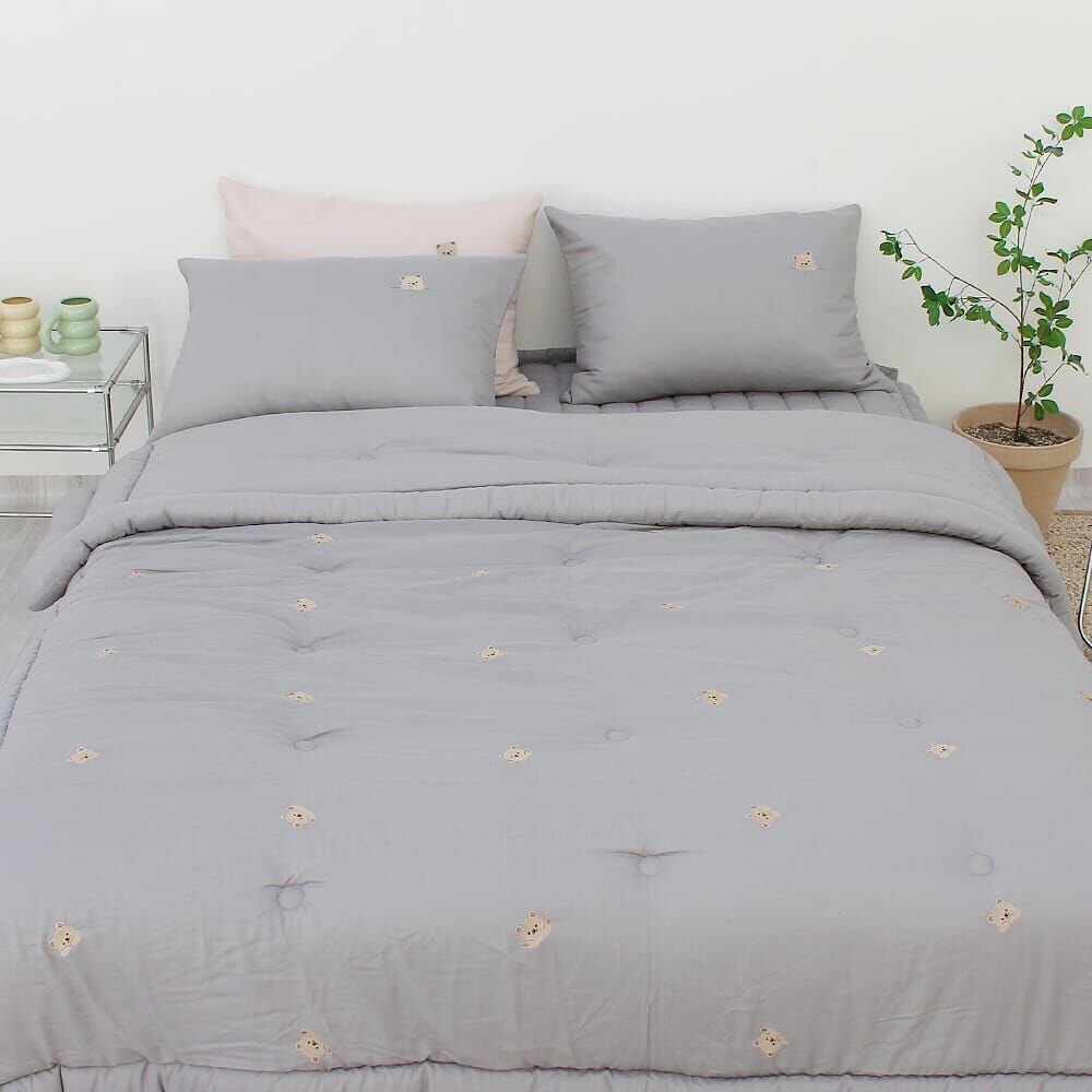 KQ2401 刺繡小熊莫代爾