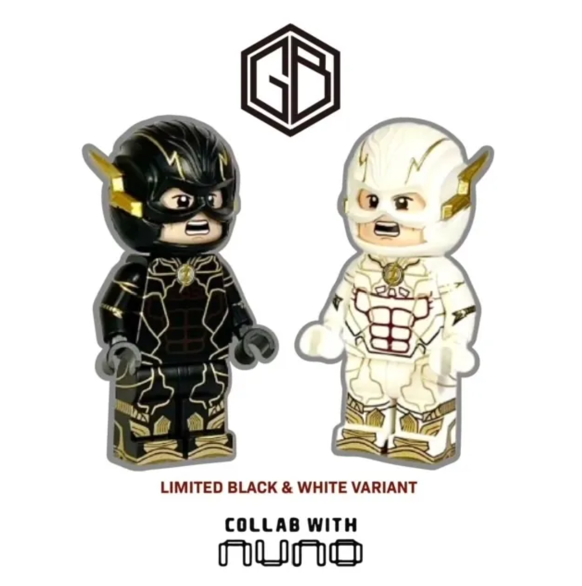 【Nuno X PCB】大頭閃電俠 (紅色+白色+黑色)