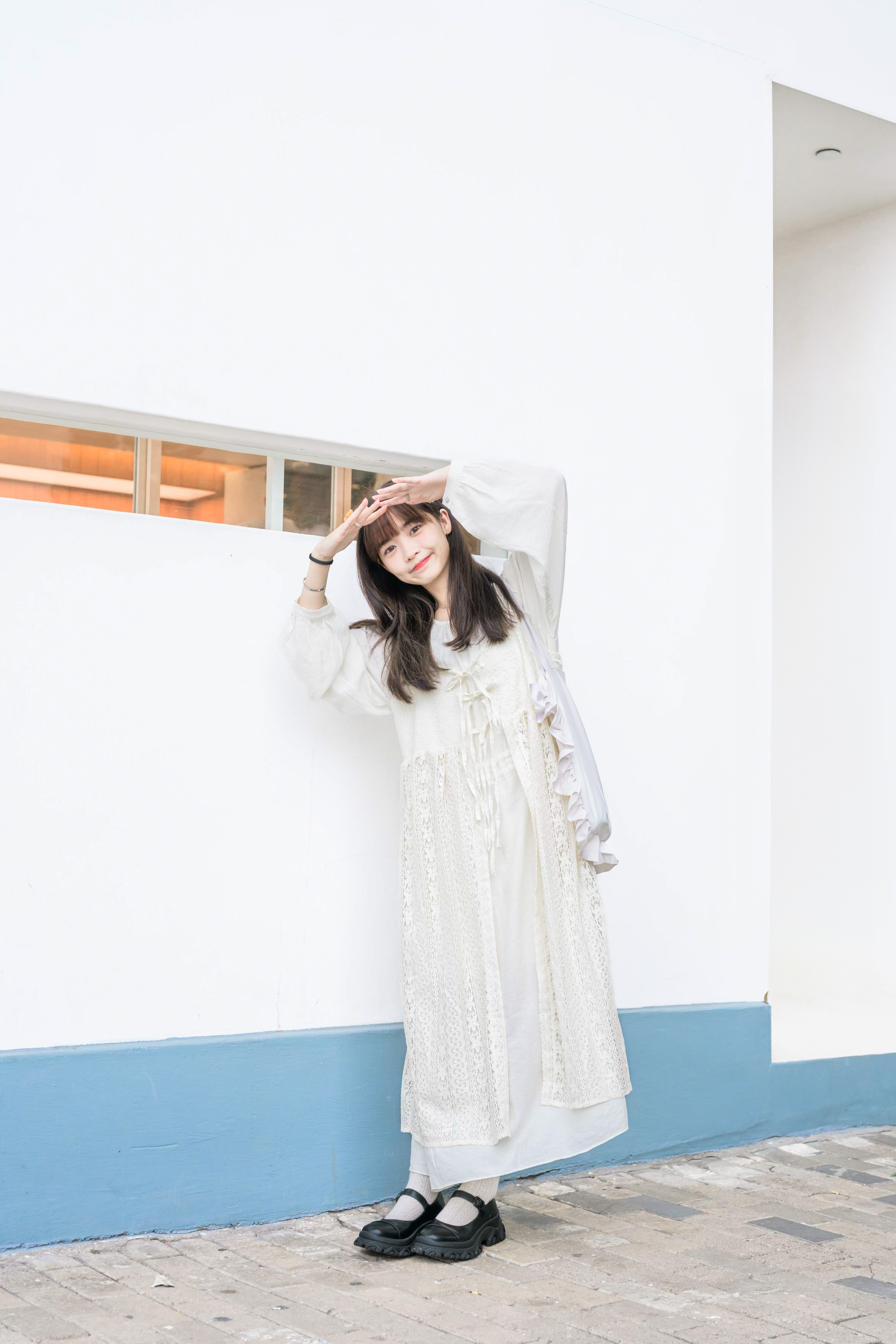 美♡刺繡花花長layer