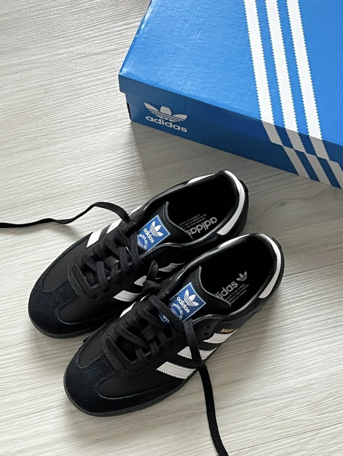 Adidas Originals Samba OG 黑色 皮革 麂皮 復古 德訓鞋 男女款 B75807/預購