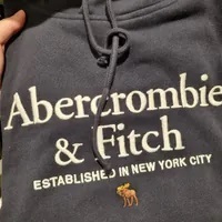 [S] A&F NEW YORK LONG SLEEVE HOODIE,NAVY, 175-122-0172-025 [FINAL SALES] (SAF15)