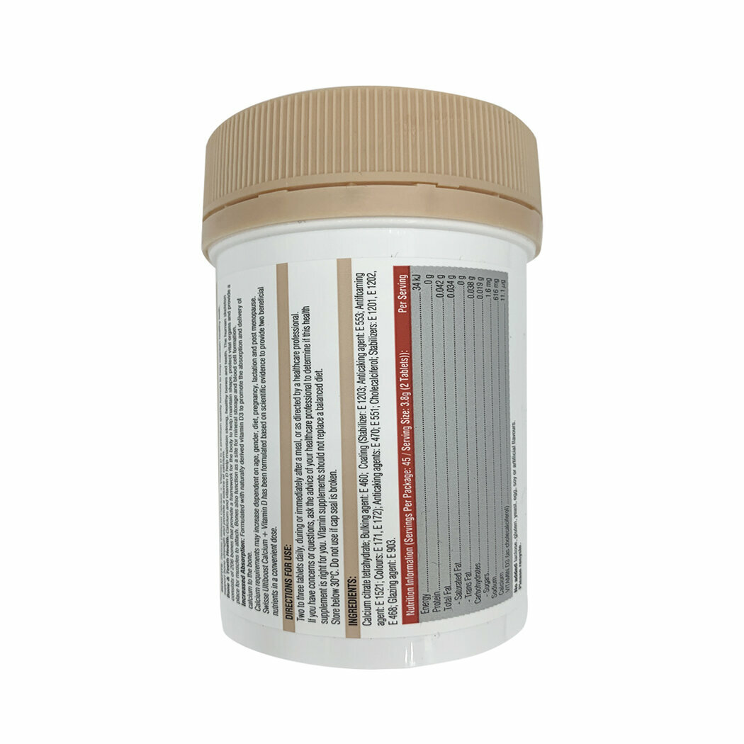 Swisse - Ultiboost 鈣+維他命 D 90片【原裝行貨】